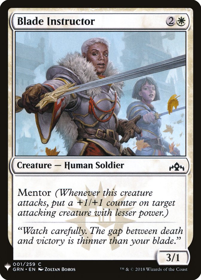 Blade Instructor [Mystery Booster] | Fandemonia Ltd