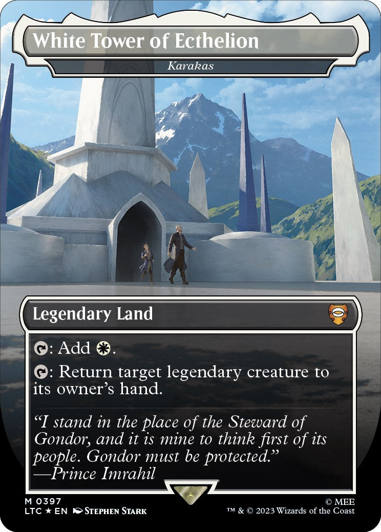 White Tower of Ecthelion - Karakas (Surge Foil Realms and Relics) [The Lord of the Rings: Tales of Middle-Earth Commander] | Fandemonia Ltd