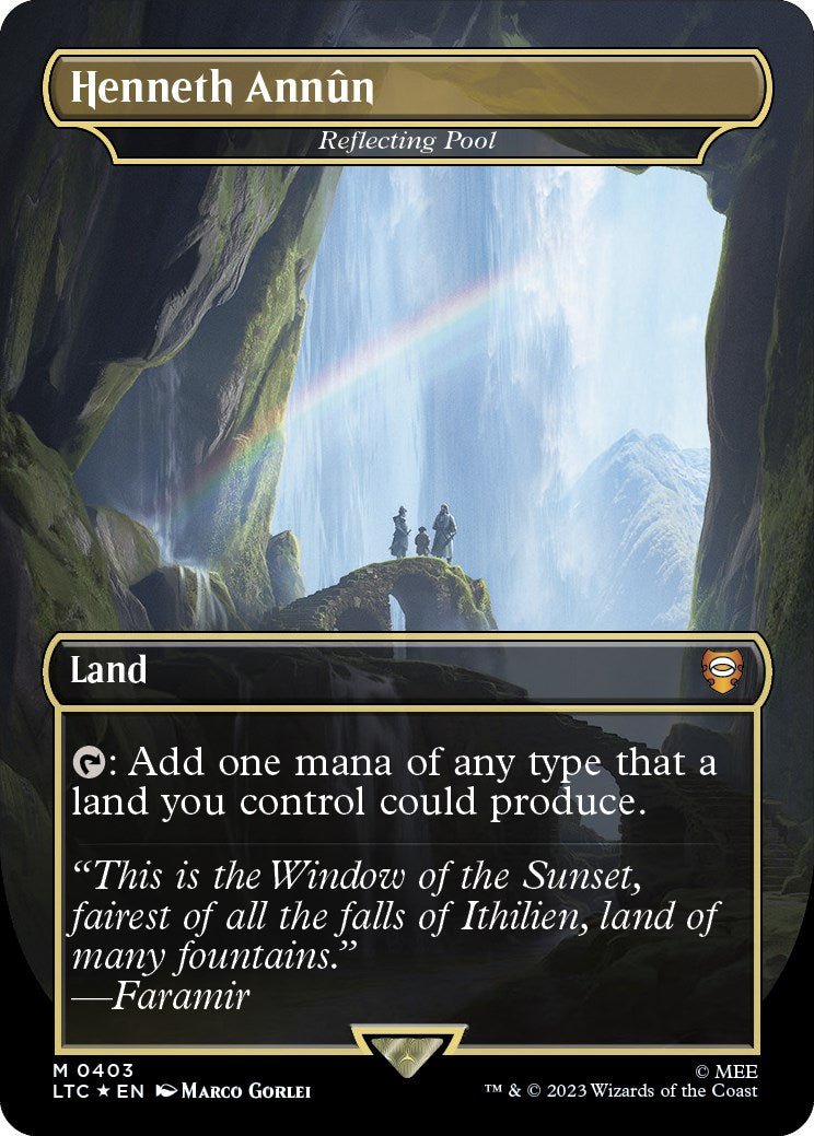 Henneth Annun - Reflecting Pool (Surge Foil Realms and Relics) [The Lord of the Rings: Tales of Middle-Earth Commander] | Fandemonia Ltd