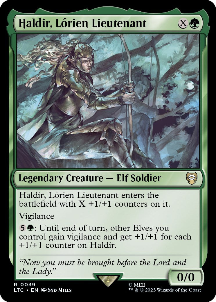 Haldir, Lorien Lieutenant [The Lord of the Rings: Tales of Middle-Earth Commander] | Fandemonia Ltd