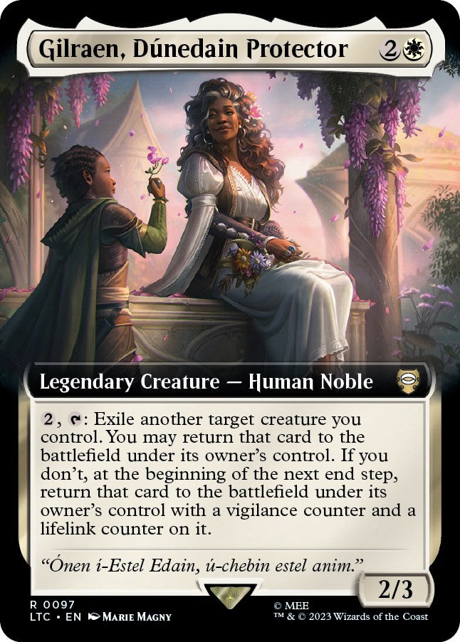 Gilraen, Dunedain Protector (Extended Art) [The Lord of the Rings: Tales of Middle-Earth Commander] | Fandemonia Ltd
