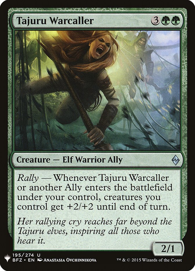 Tajuru Warcaller [Mystery Booster] | Fandemonia Ltd