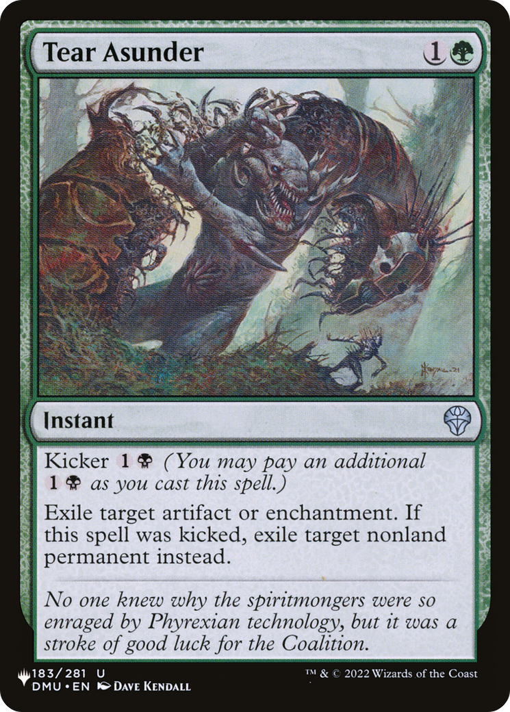 Tear Asunder [The List] | Fandemonia Ltd