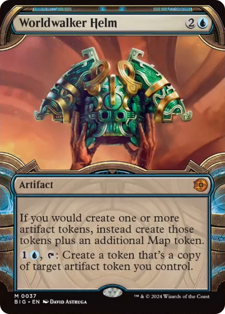 Worldwalker Helm (Showcase) [Outlaws of Thunder Junction: The Big Score] | Fandemonia Ltd