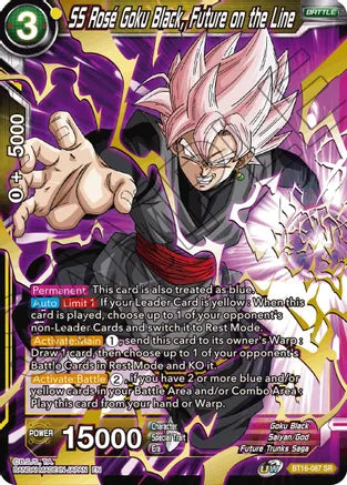 SS Rose Goku Black, Future on the Line (BT16-087) [Realm of the Gods] | Fandemonia Ltd