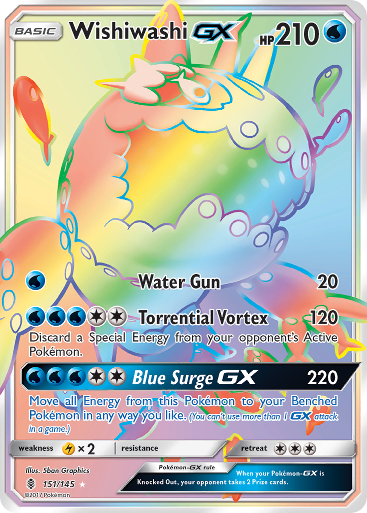 Wishiwashi GX (151/145) [Sun & Moon: Guardians Rising] | Fandemonia Ltd