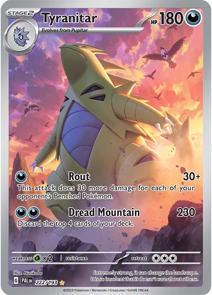 Tyranitar (222/193) [Scarlet & Violet: Paldea Evolved] | Fandemonia Ltd