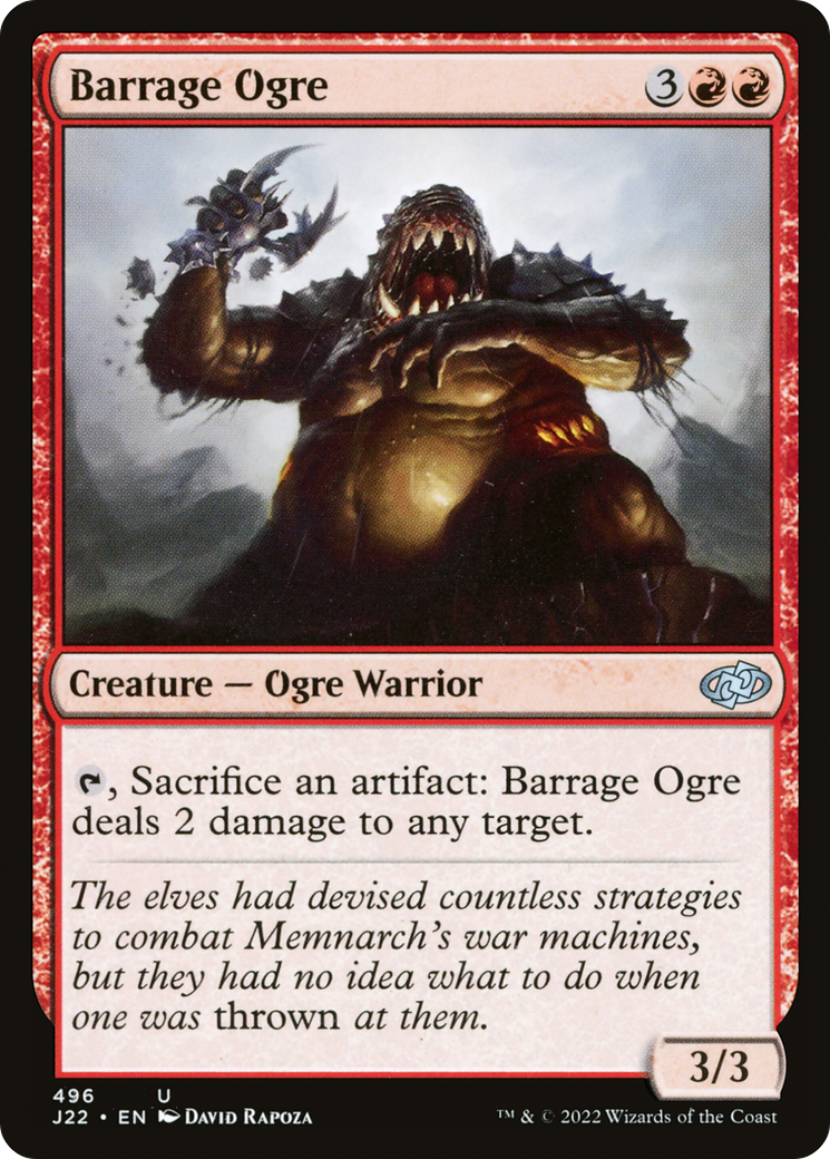 Barrage Ogre [Jumpstart 2022] | Fandemonia Ltd