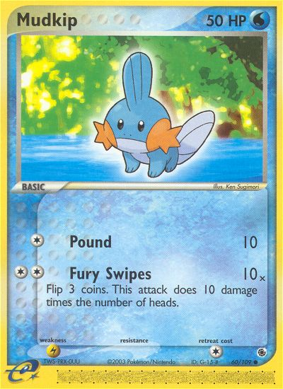 Mudkip (60/109) [EX: Ruby & Sapphire] | Fandemonia Ltd