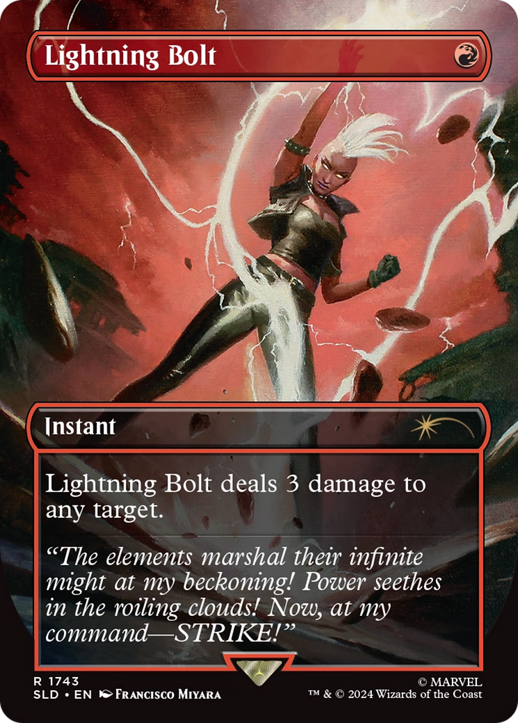 Lightning Bolt (1743) (Rainbow Foil) [Secret Lair Drop Series] | Fandemonia Ltd