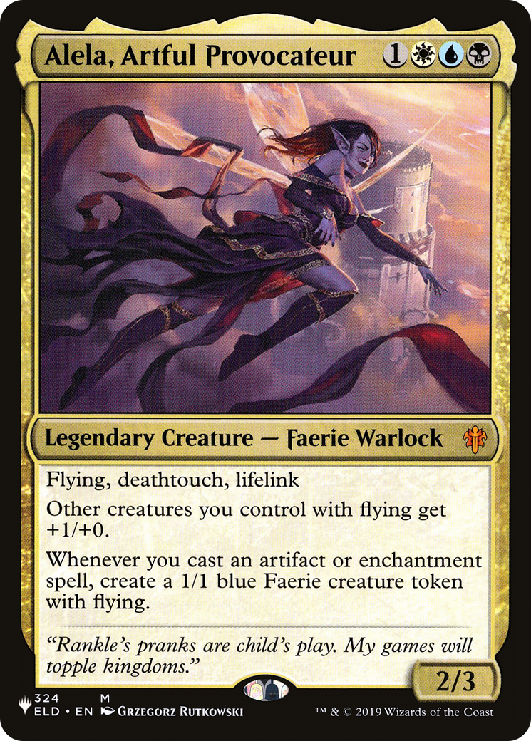 Alela, Artful Provocateur [The List] | Fandemonia Ltd