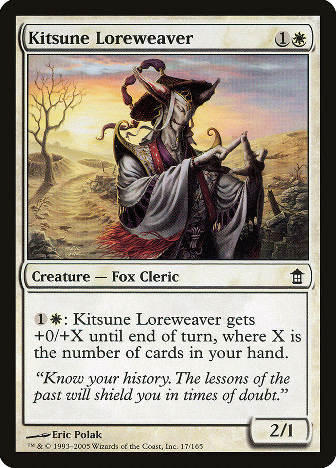 Kitsune Loreweaver [Saviors of Kamigawa] | Fandemonia Ltd
