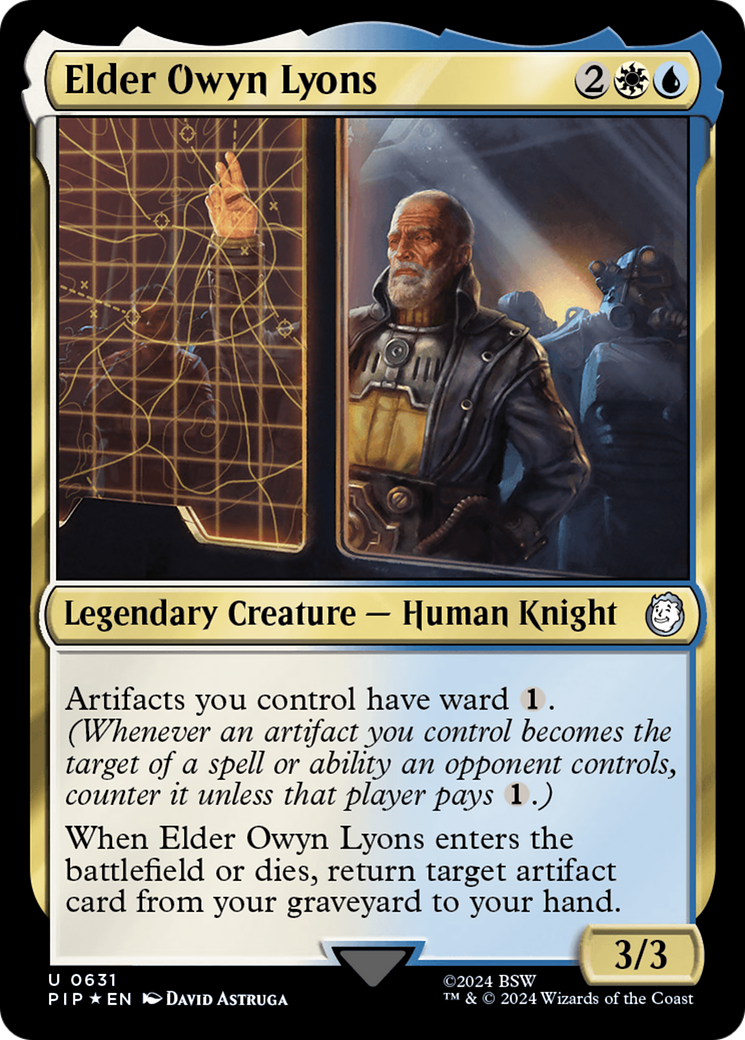 Elder Owyn Lyons (Surge Foil) [Fallout] | Fandemonia Ltd