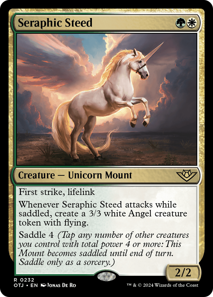 Seraphic Steed [Outlaws of Thunder Junction] | Fandemonia Ltd