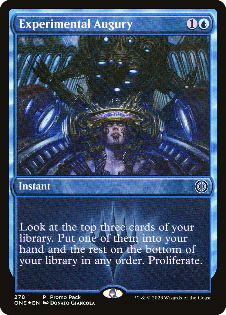 Experimental Augury (Promo Pack) [Phyrexia: All Will Be One Promos] | Fandemonia Ltd