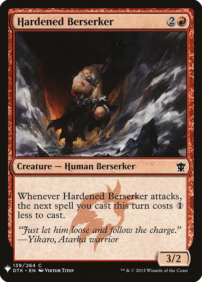 Hardened Berserker [Mystery Booster] | Fandemonia Ltd