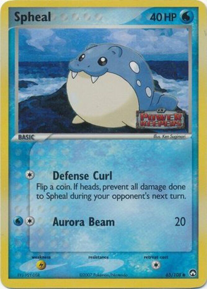 Spheal (65/108) (Stamped) [EX: Power Keepers] | Fandemonia Ltd