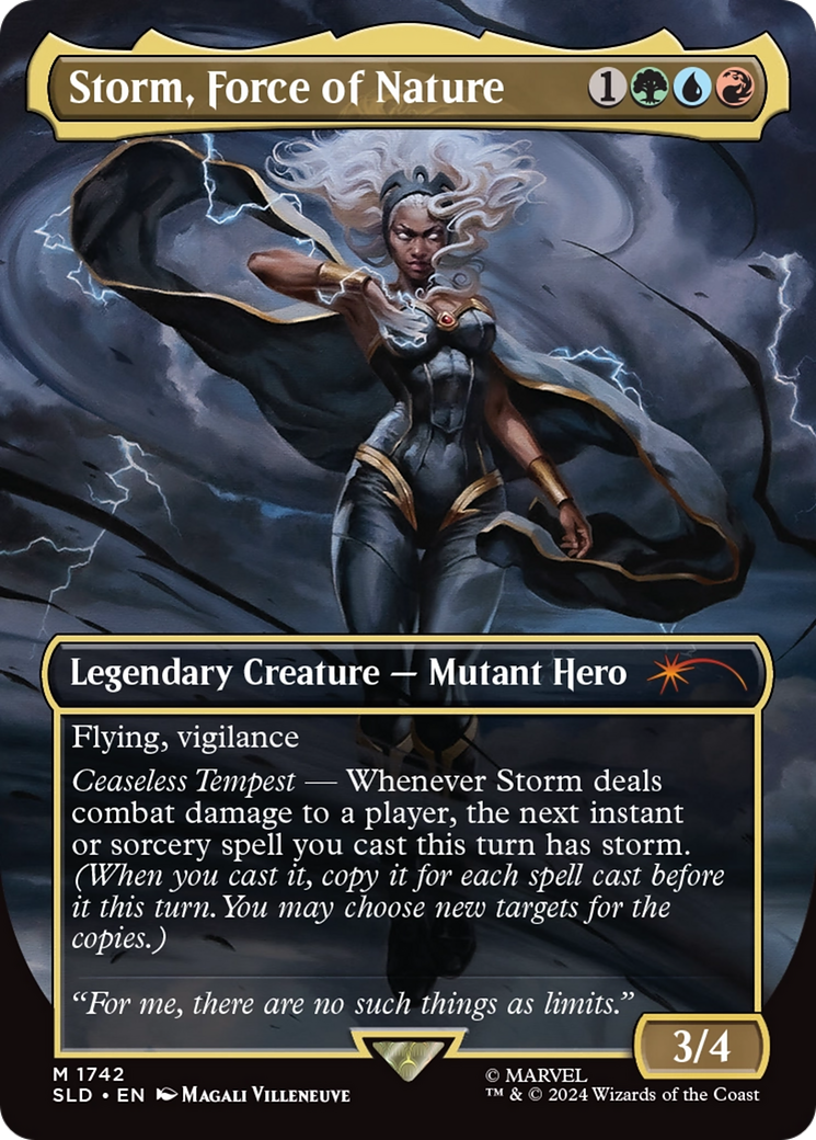 Storm, Force of Nature (Rainbow Foil) [Secret Lair Drop Series] | Fandemonia Ltd