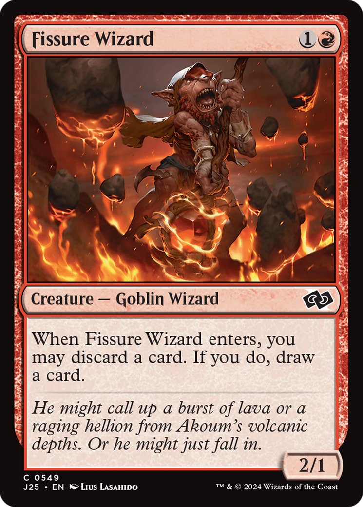 Fissure Wizard [Foundations Jumpstart] | Fandemonia Ltd