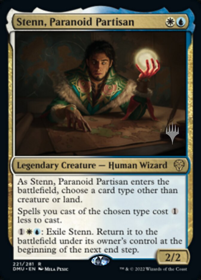 Stenn, Paranoid Partisan (Promo Pack) [Dominaria United Promos] | Fandemonia Ltd