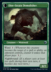 Burly Breaker // Dire-Strain Demolisher [Innistrad: Midnight Hunt] | Fandemonia Ltd