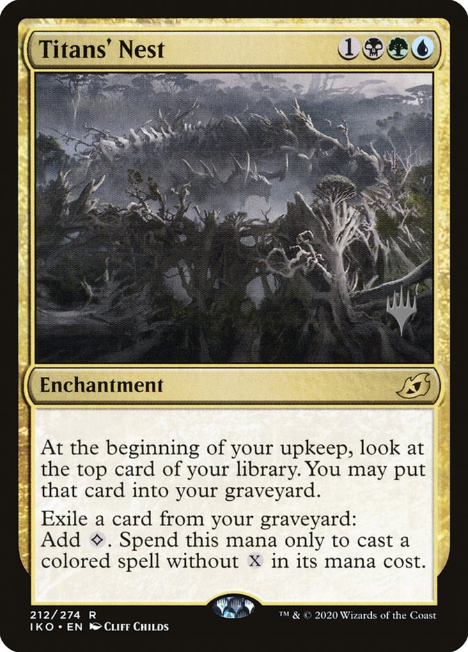 Titans' Nest (Promo Pack) [Ikoria: Lair of Behemoths Promos] | Fandemonia Ltd