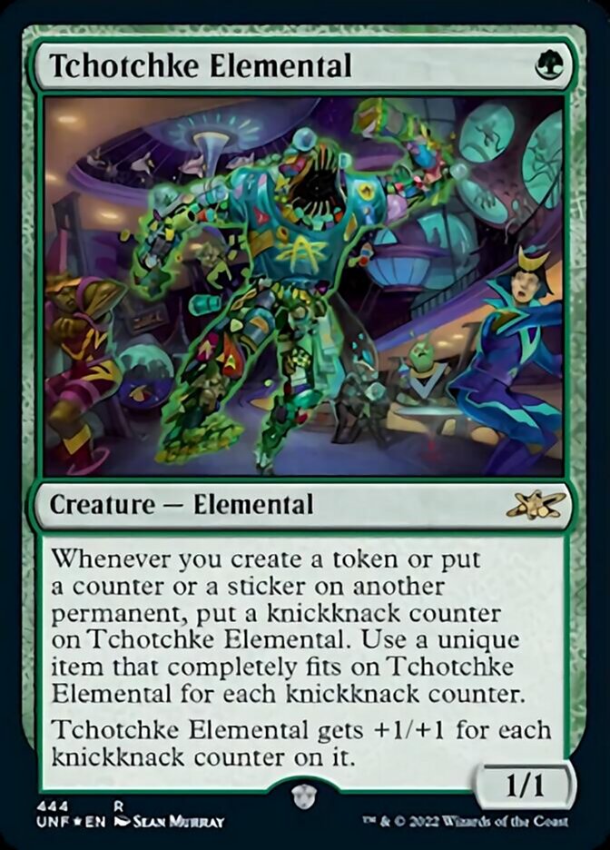 Tchotchke Elemental (Galaxy Foil) [Unfinity] | Fandemonia Ltd