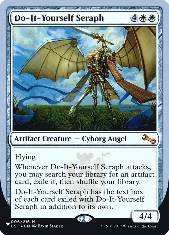 Do-It-Yourself Seraph (Unfinity Foil Edition) [The List] | Fandemonia Ltd