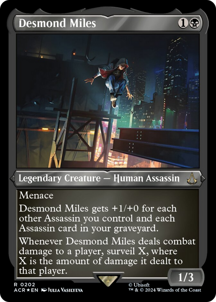 Desmond Miles (Foil Etched) [Assassin's Creed] | Fandemonia Ltd