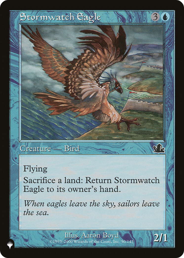 Stormwatch Eagle [The List] | Fandemonia Ltd