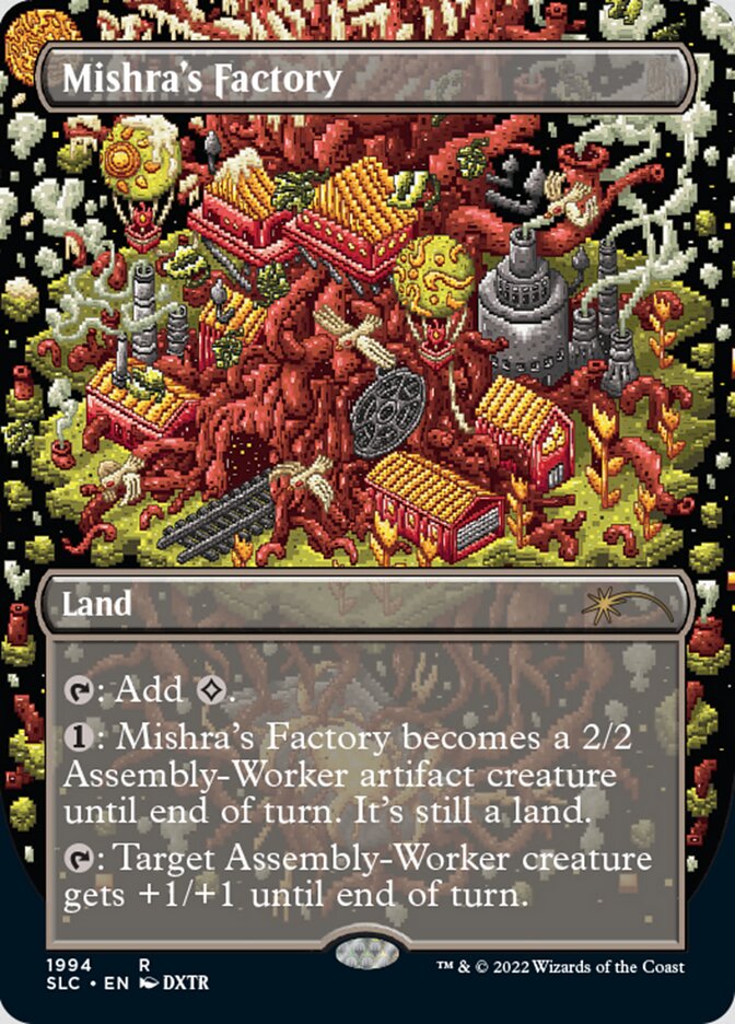 Mishra's Factory (Borderless) [Secret Lair Countdown Kit] | Fandemonia Ltd