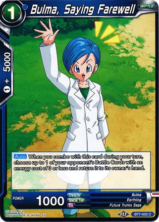 Bulma, Saying Farewell (BT7-033) [Assault of the Saiyans] | Fandemonia Ltd