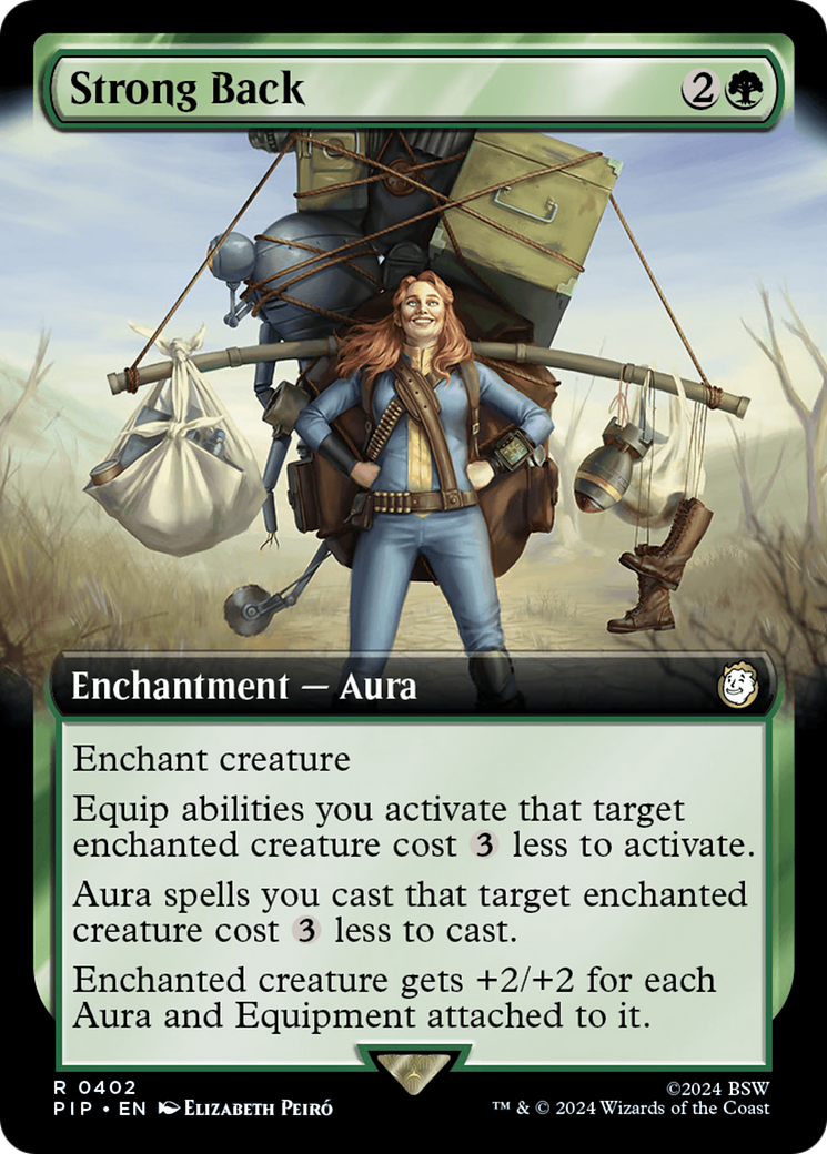 Strong Back (Extended Art) (Surge Foil) [Fallout] | Fandemonia Ltd