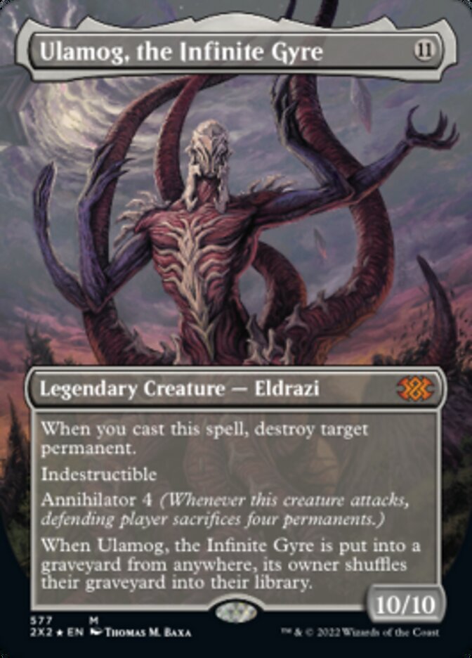 Ulamog, the Infinite Gyre (Textured Foil) [Double Masters 2022] | Fandemonia Ltd