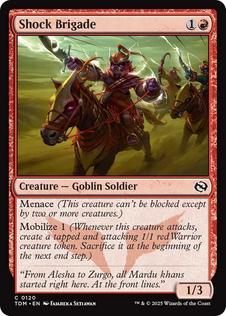 Shock Brigade [Tarkir: Dragonstorm] | Fandemonia Ltd
