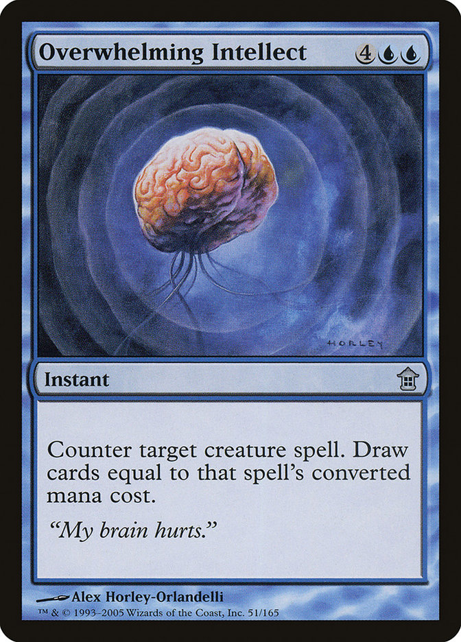 Overwhelming Intellect [Saviors of Kamigawa] | Fandemonia Ltd