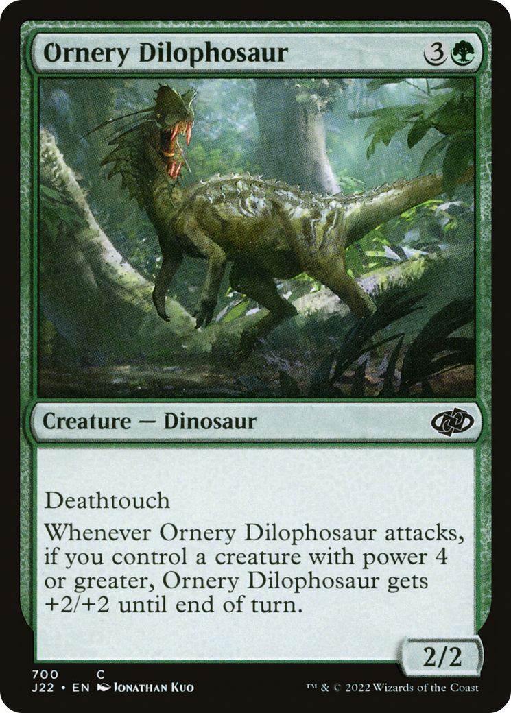 Ornery Dilophosaur [Jumpstart 2022] | Fandemonia Ltd