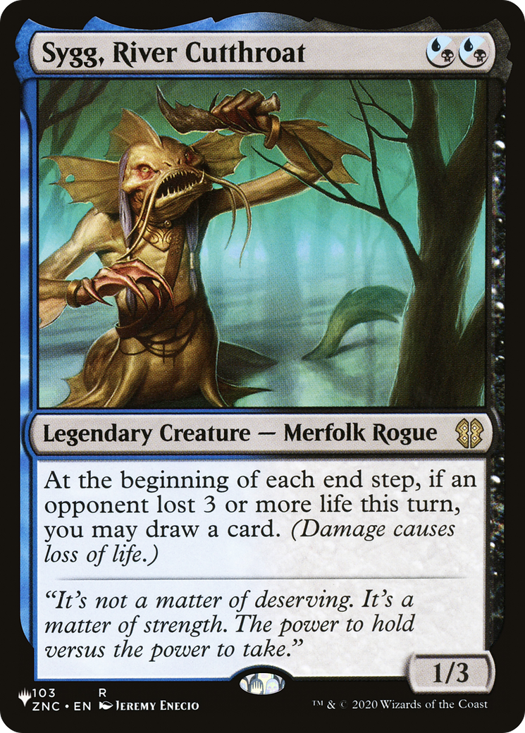Sygg, River Cutthroat [The List] | Fandemonia Ltd