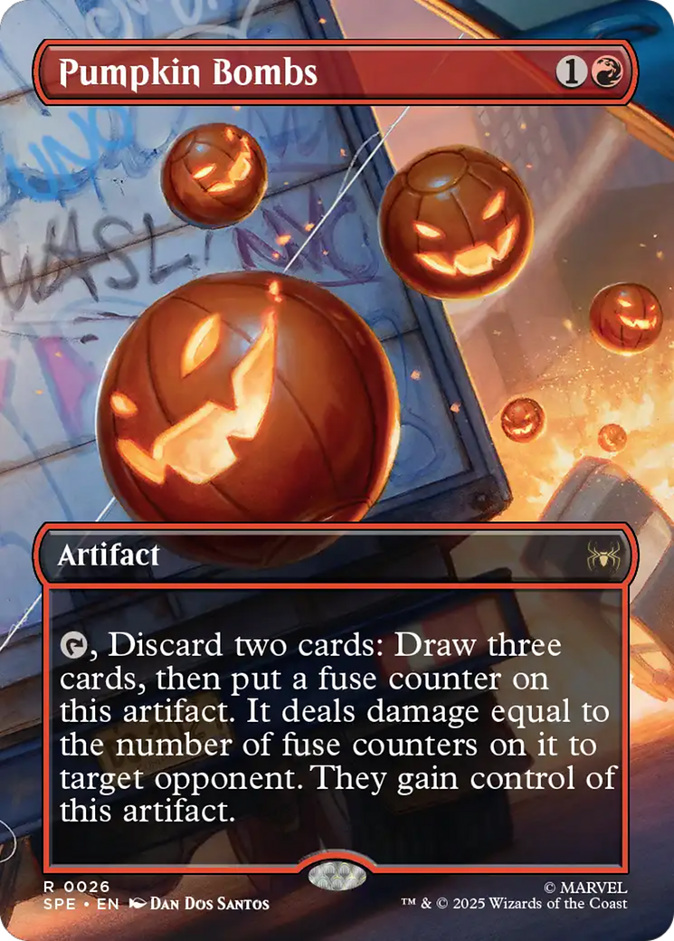 Pumpkin Bombs (Borderless) [Marvel's Spider-Man: Eternal-Legal] | Fandemonia Ltd