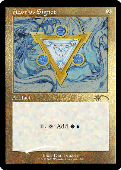Azorius Signet (Retro) (Foil Etched) [Secret Lair Drop Series] | Fandemonia Ltd