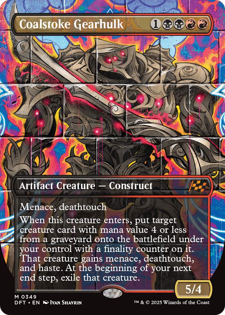 Coalstoke Gearhulk (Borderless) [Aetherdrift] | Fandemonia Ltd