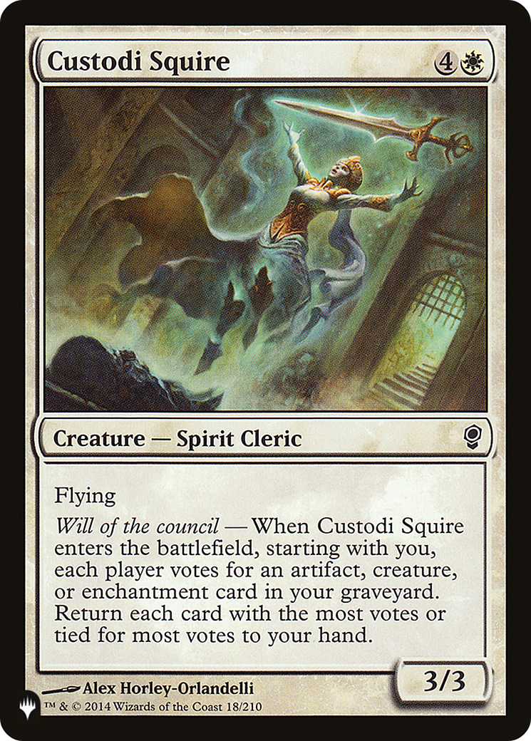 Custodi Squire [The List] | Fandemonia Ltd