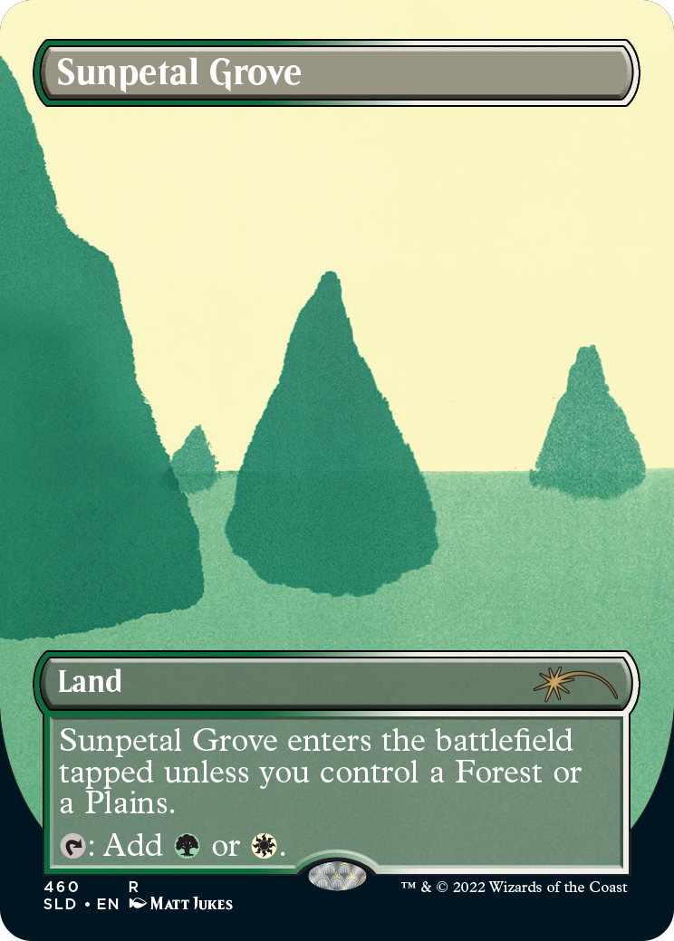 Sunpetal Grove (Borderless) [Secret Lair Drop Series] | Fandemonia Ltd