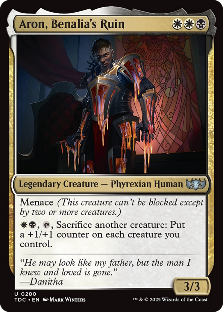 Aron, Benalia's Ruin [Tarkir: Dragonstorm Commander] | Fandemonia Ltd