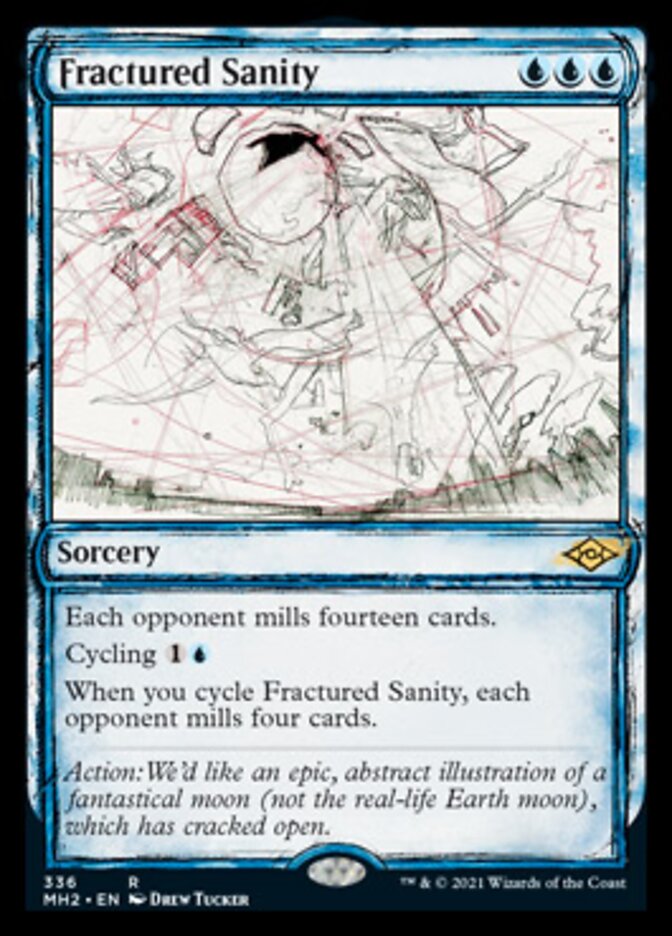 Fractured Sanity (Sketch) [Modern Horizons 2] | Fandemonia Ltd