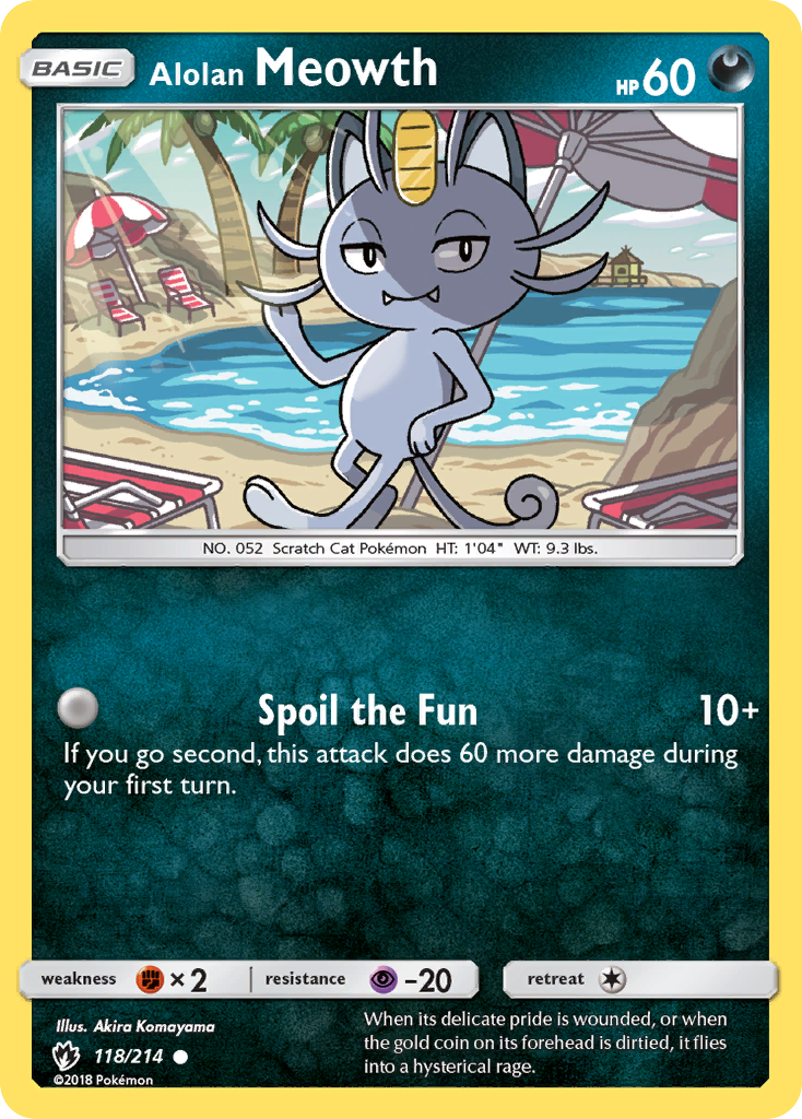 Alolan Meowth (118/214) [Sun & Moon: Lost Thunder] | Fandemonia Ltd