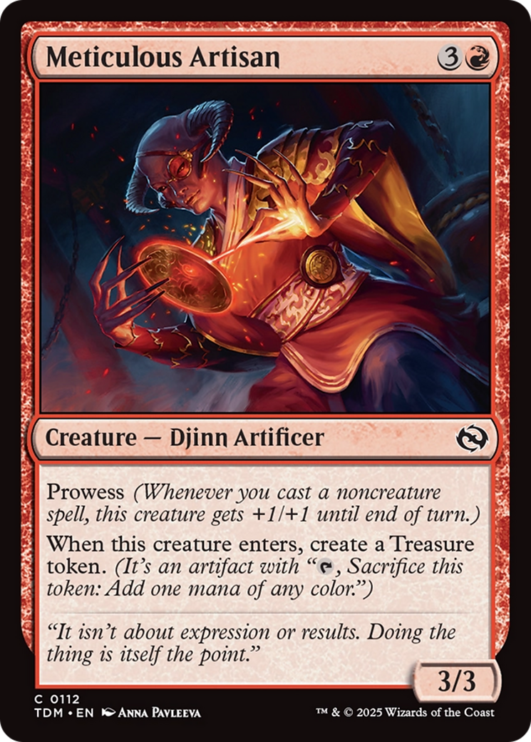Meticulous Artisan [Tarkir: Dragonstorm] | Fandemonia Ltd
