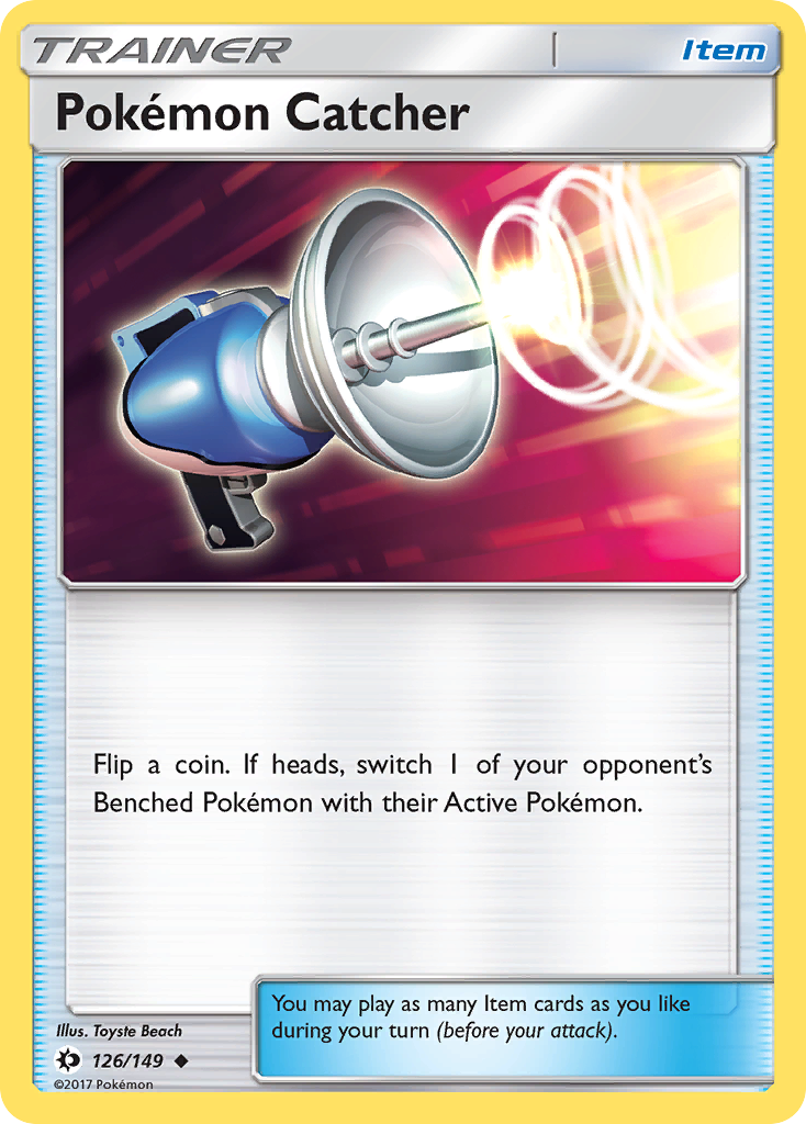 Pokemon Catcher (126/149) [Sun & Moon: Base Set] | Fandemonia Ltd