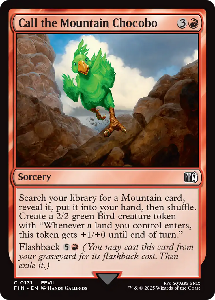 Call the Mountain Chocobo [FINAL FANTASY] | Fandemonia Ltd