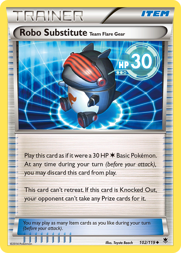 Robo Substitute Team Flare Gear (102/119) [XY: Phantom Forces] | Fandemonia Ltd